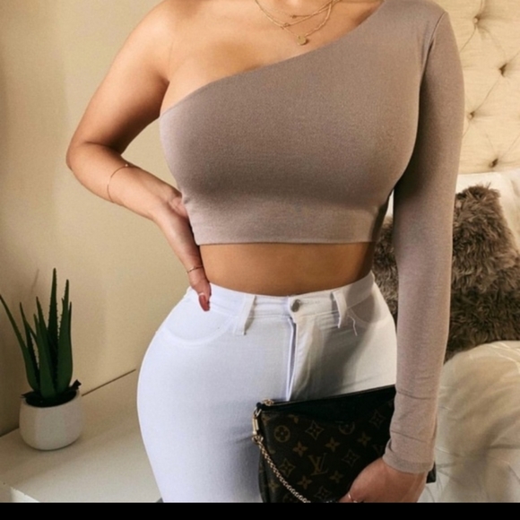 Fashion Nova Tops - ISO this one shoulder crop top